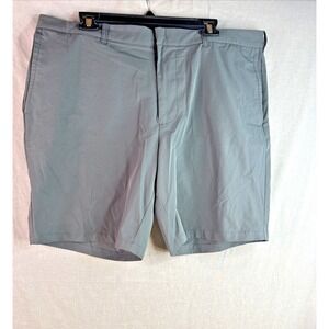 J.Crew Men's Gray Chino Shorts 9" Inseam Flat Front Size 38 Golf Tennis